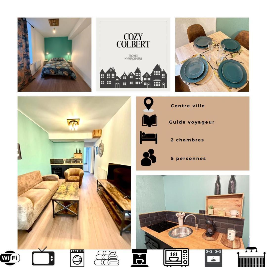 Hyper Centre Le Cozy Colbert Apartment Troyes Exterior foto